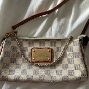 LV Damier Ebene Eva Clutch